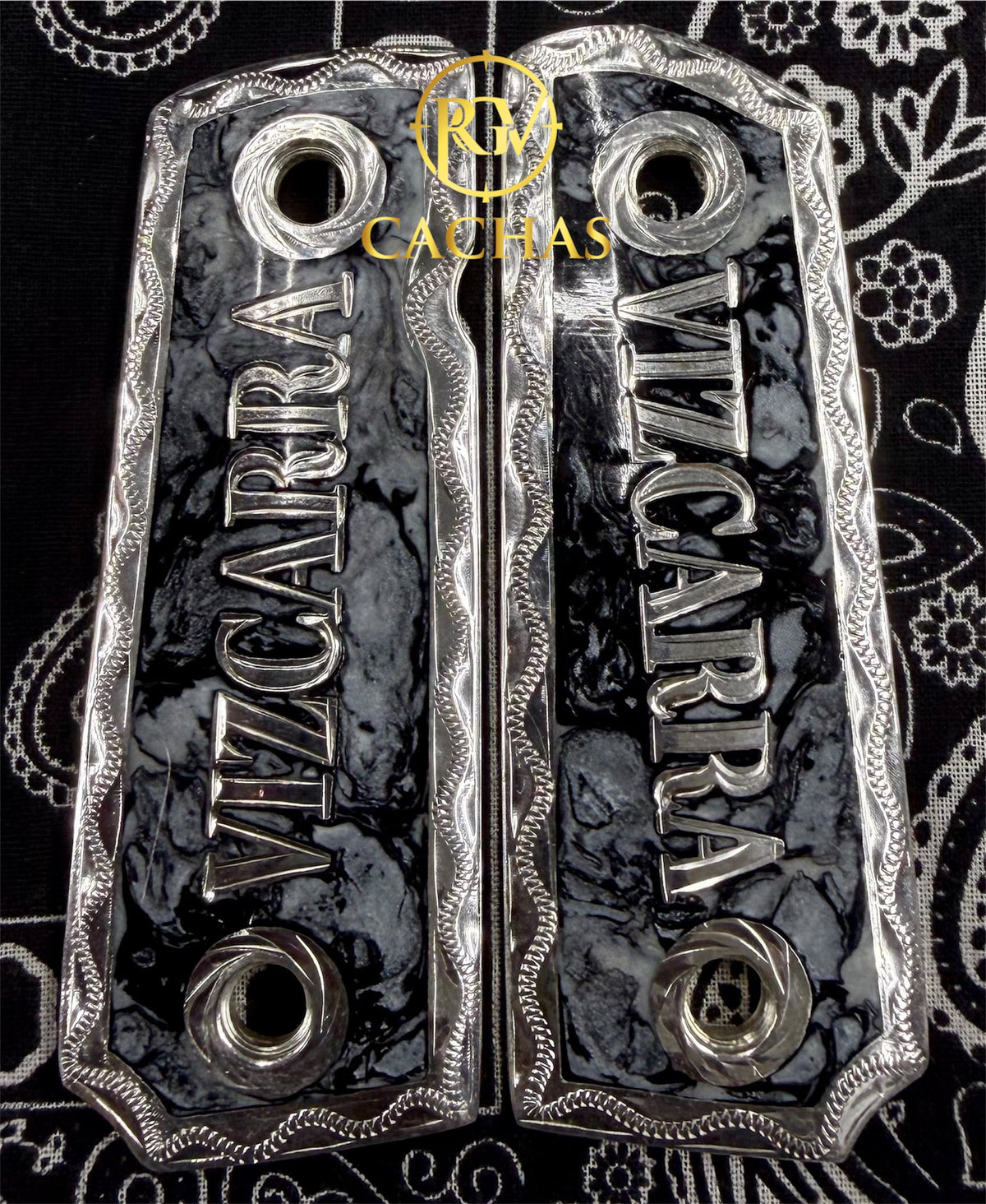 1911 Compact Size Custom Name Grips