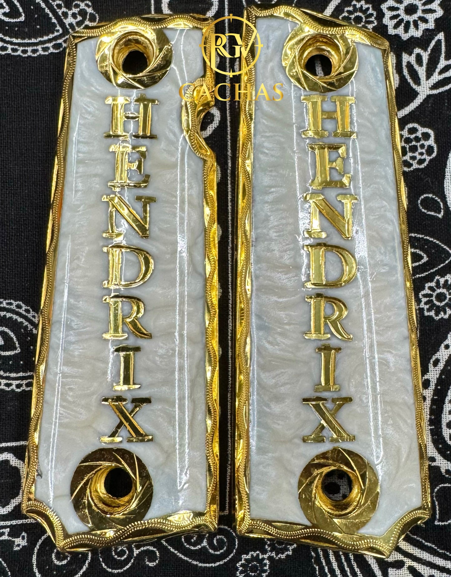 1911 Full Size Custom Name Grips