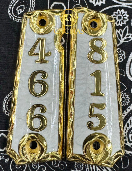 1911 Full Size Custom Number Grips