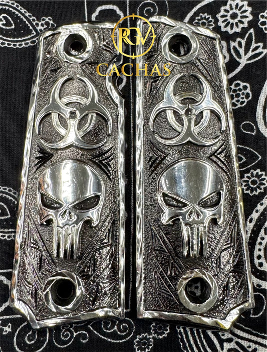 1911 Full Size The Punisher Toxic Grips