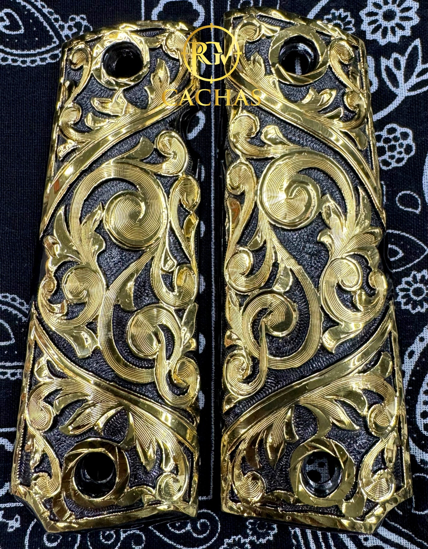 1911 Full Size Scroll Work Grips