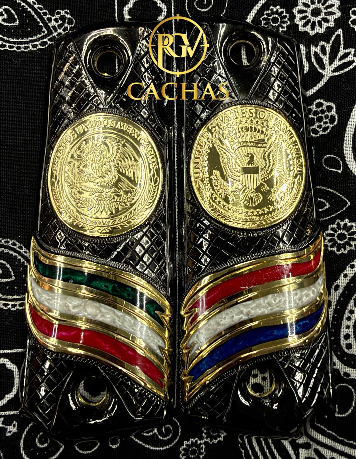 1911 Full Size Mexico US Eagle Grips