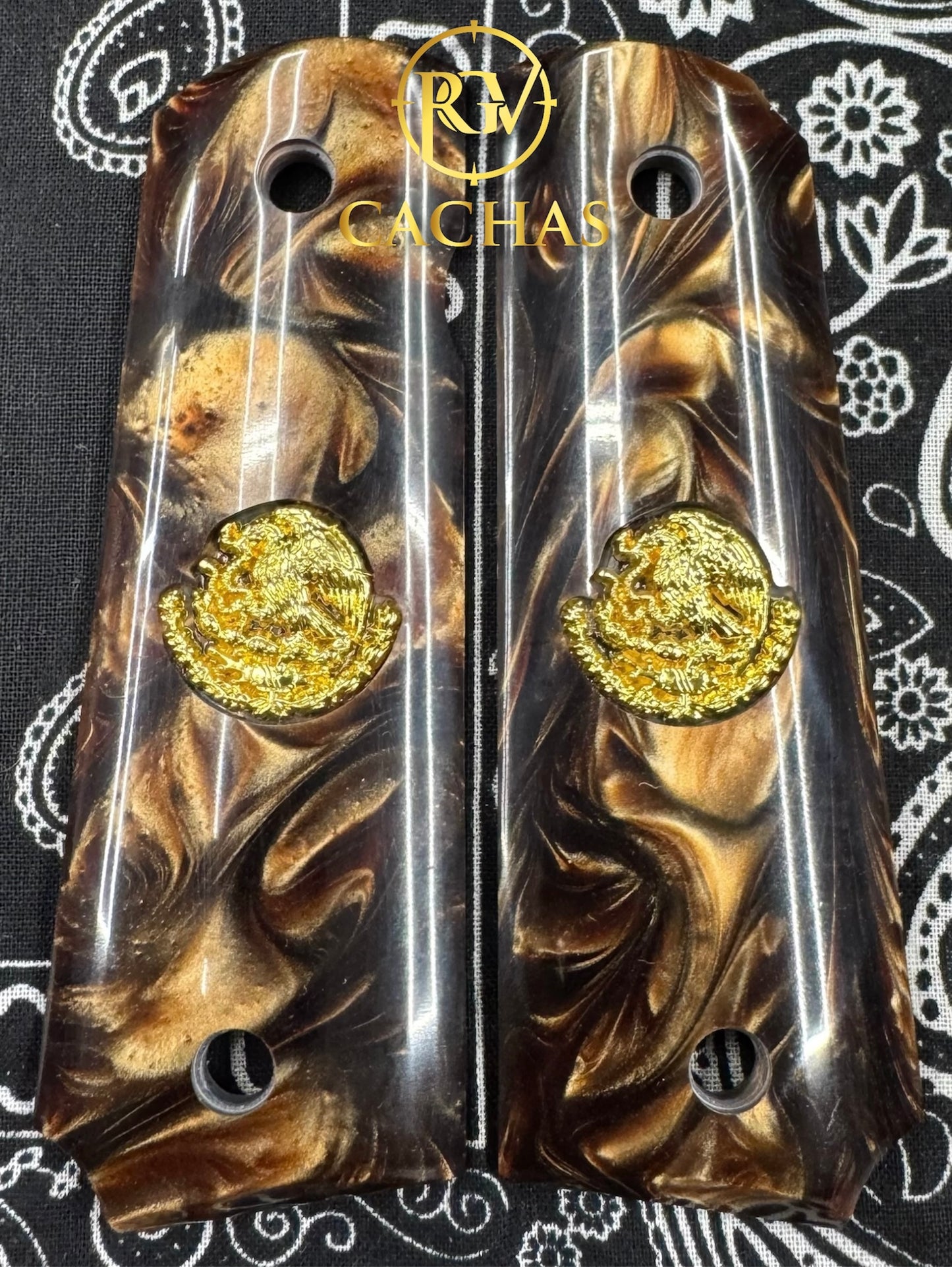 1911 Full Size Mexico Eagle Resin Grips