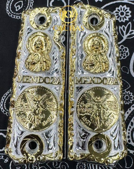 1911 Full Size Custom Name San Judas Centenario Grips