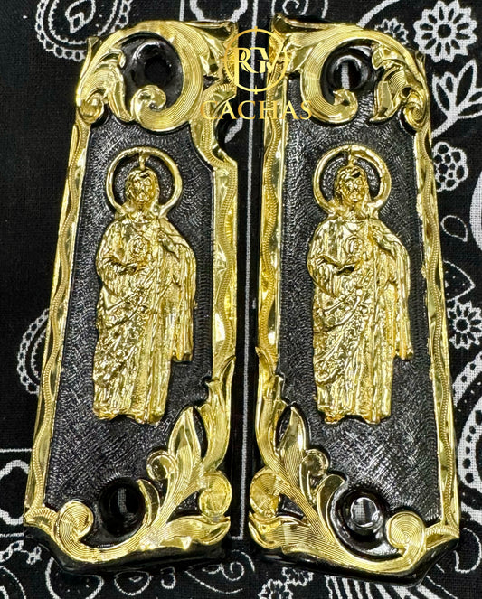 1911 Full Size San Judas Scroll Grips