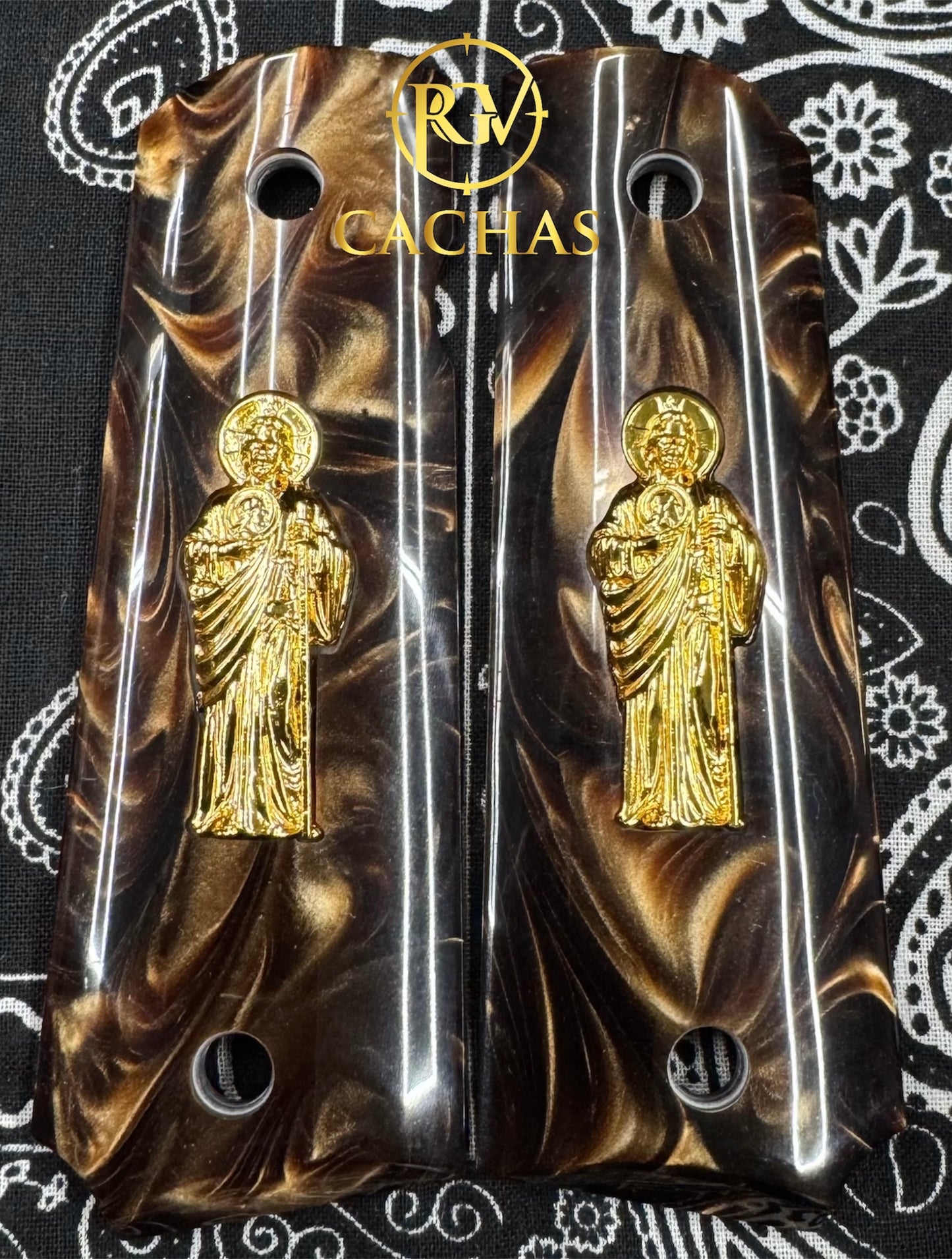 1911 Full Size San Judas Resin Grips