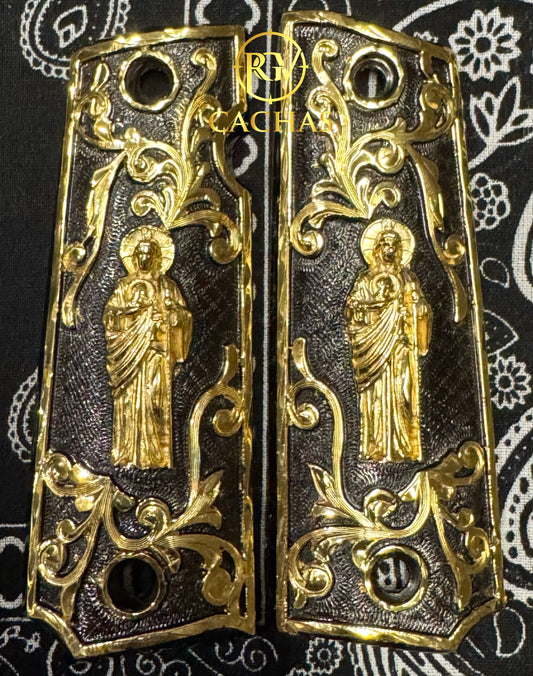 1911 Full Size San Judas Scroll Grips