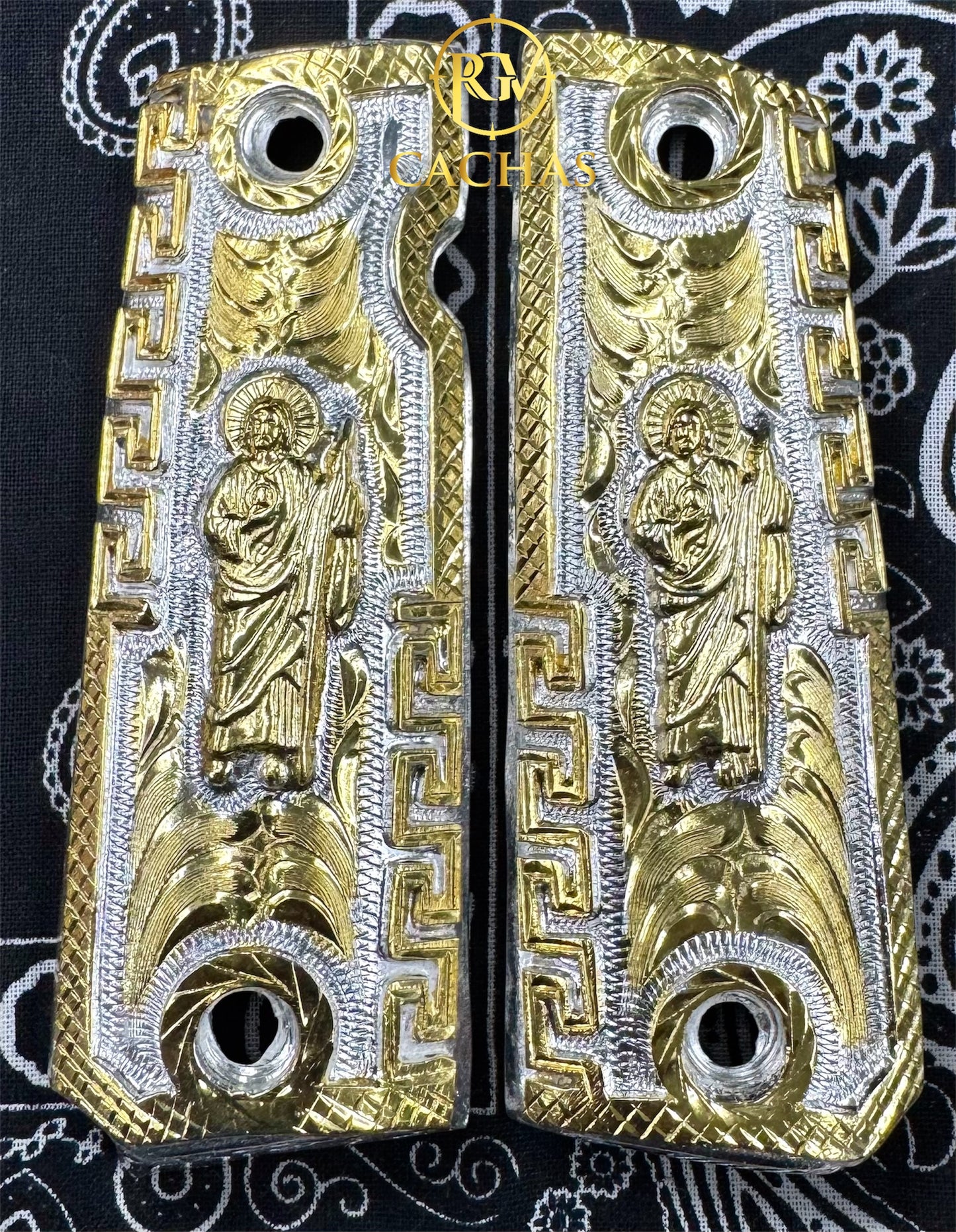 1911 Full Size San Judas Greek Border Grips