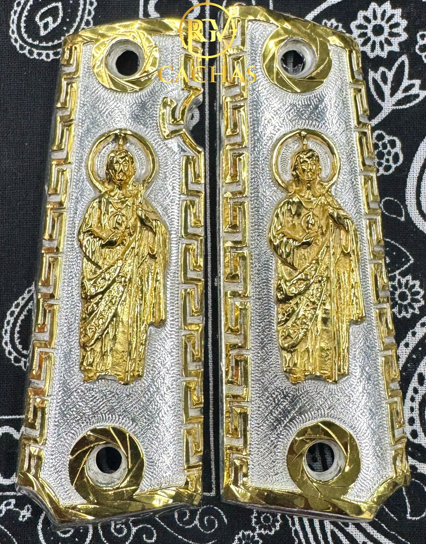 1911 Full Size San Judas Greek Border Grips