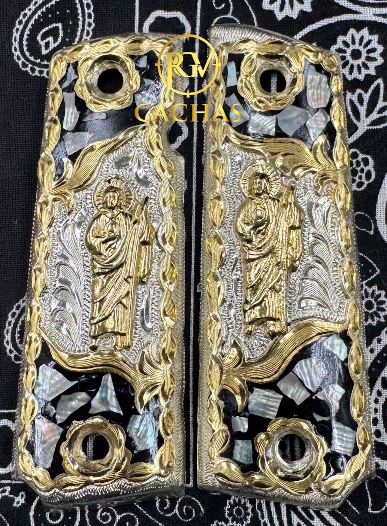 1911 Full Size San Judas Nacar Grips