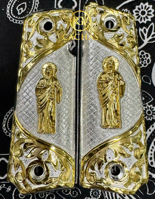 1911 Full Size San Judas Scroll Grips