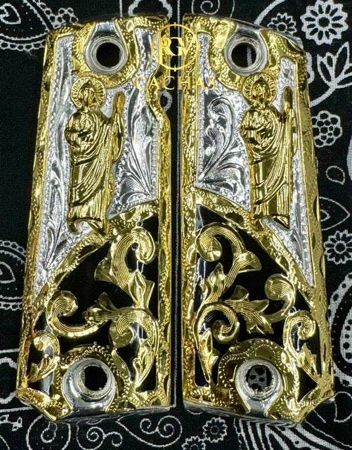 1911 Full Size San Judas Scroll Grips