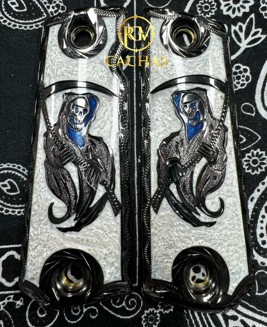 1911 Full Size Santa Muerte Grips