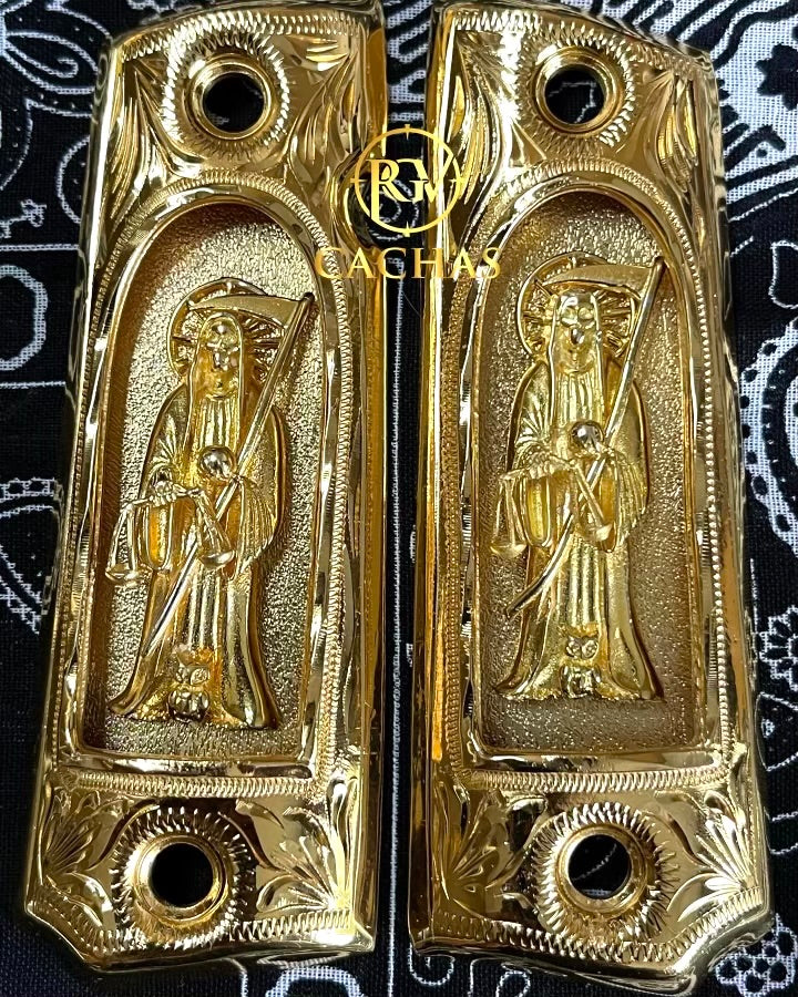 1911 Full Size Santa Muerte Grips