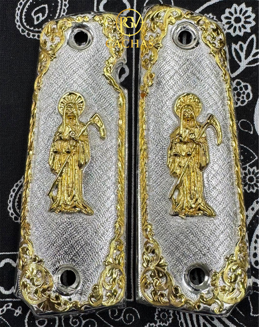 1911 Full Size Santa Muerte Scroll Grips