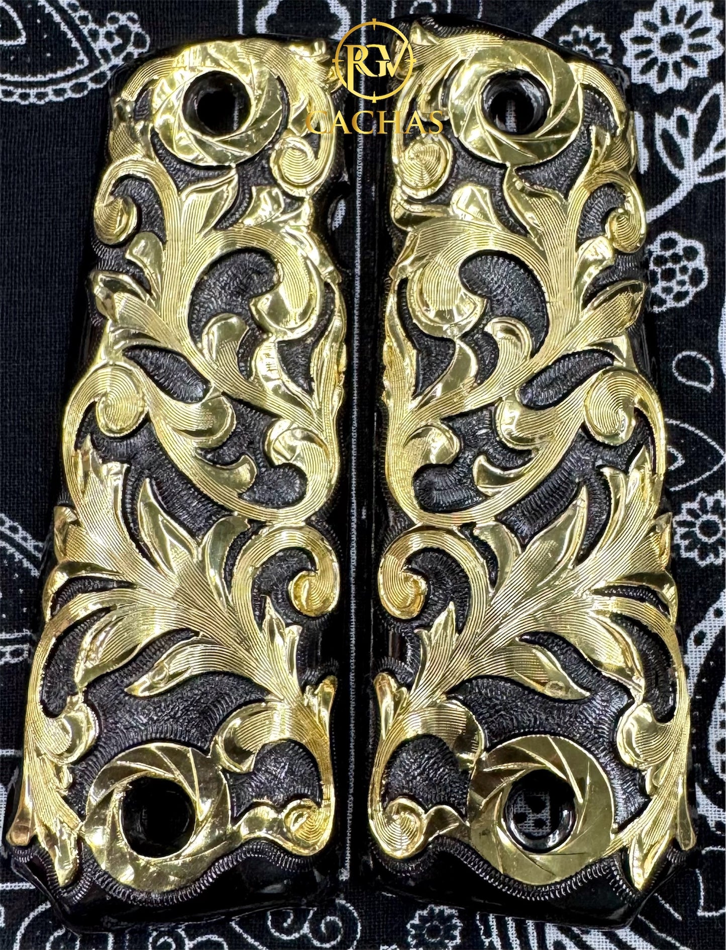 1911 Full Size Scroll Grips