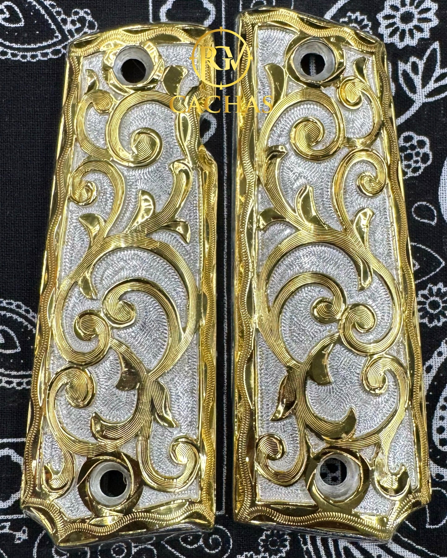 1911 Full Size Scroll Grips