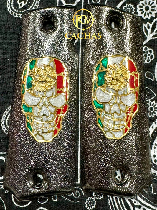 1911 Full Size Skull Eagle Grips