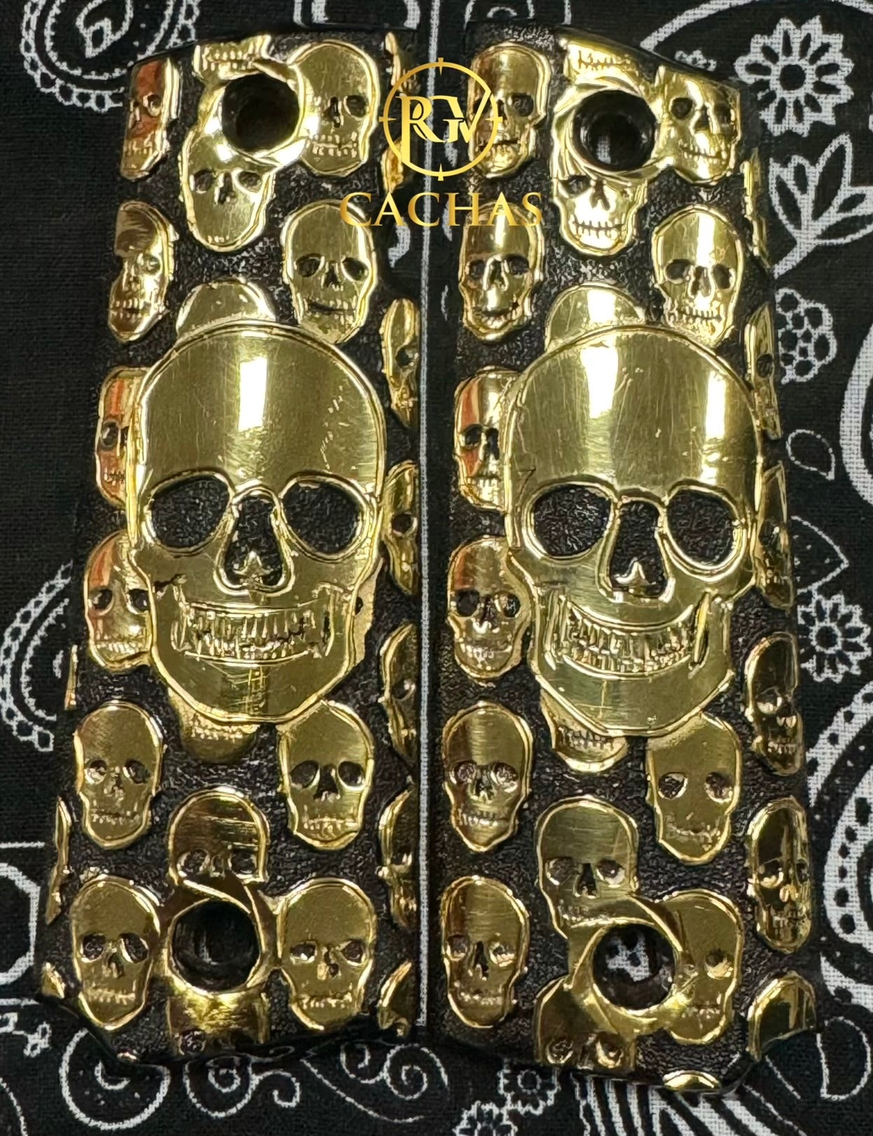 1911 Full Size Skull Grips