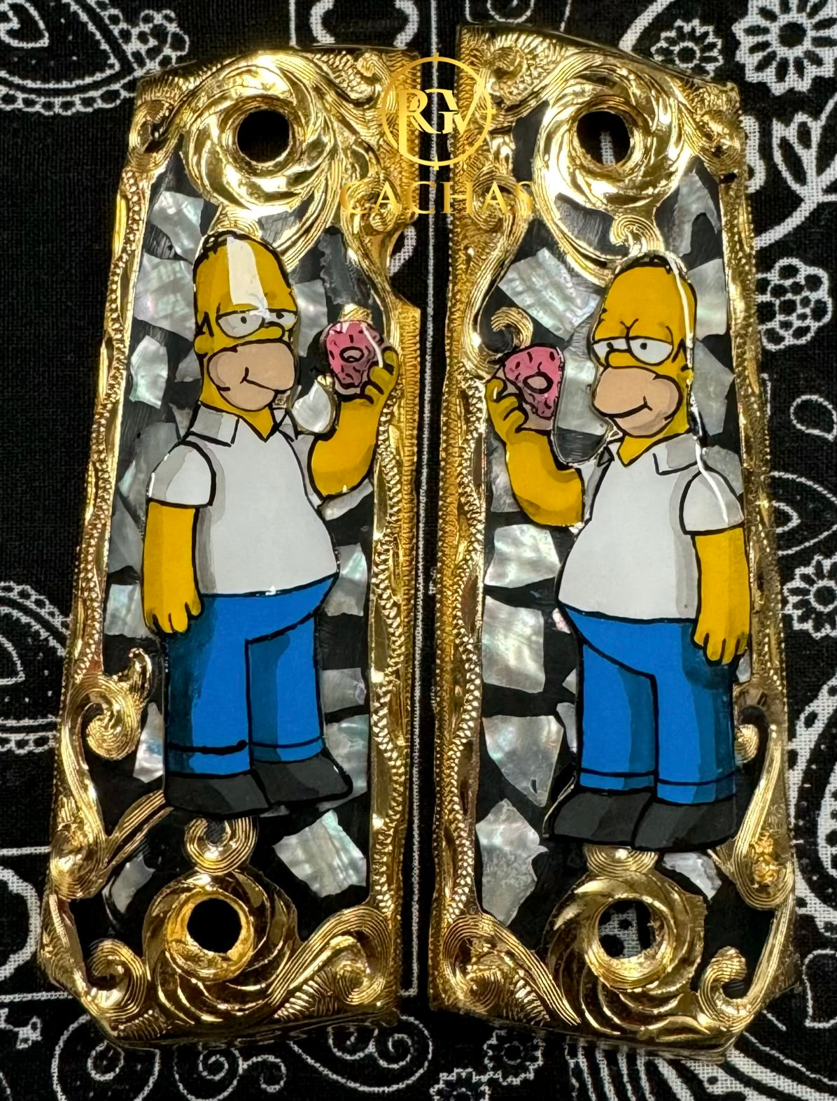 1911 Full Size The Simpsons Homer Nacar Grips