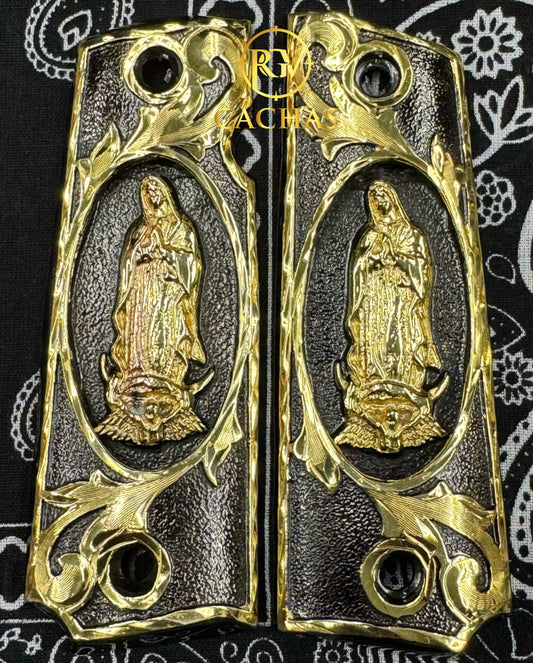1911 Full Size Virgin Mary Scroll Grips