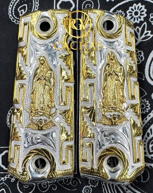 1911 Full Size Virgin Mary Greek Border Grips