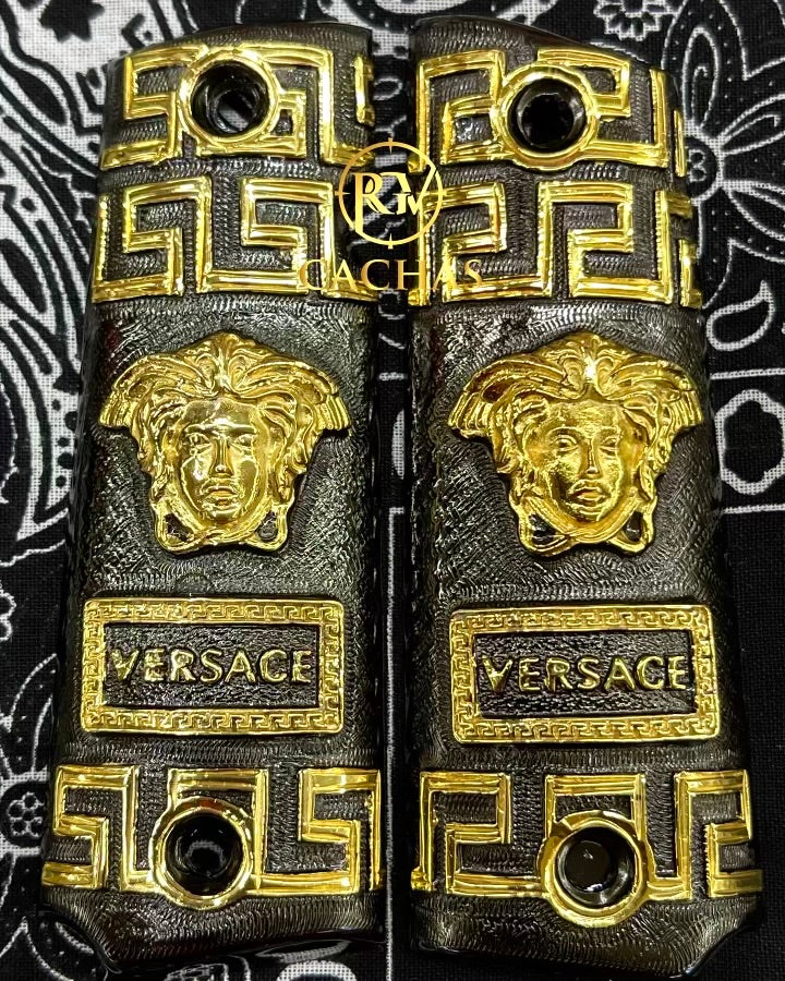 1911 Full Size Versace Grips – Gold Guns