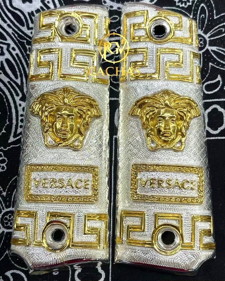 1911 Full Size Versace Grips – Gold Guns