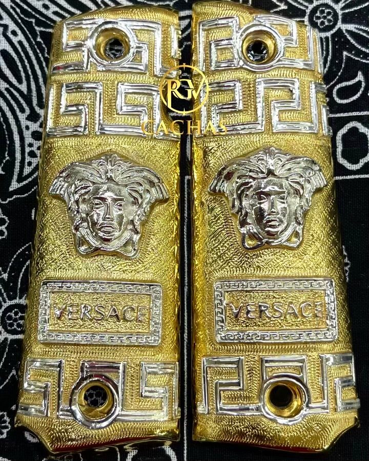 1911 Full Size Versace Grips – Gold Guns