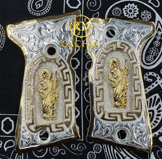 Beretta 92 Compact San Judas Grips