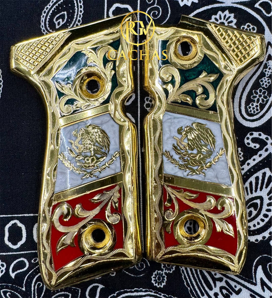 Beretta 92FS/96 Mexico Flag Eagle Grips