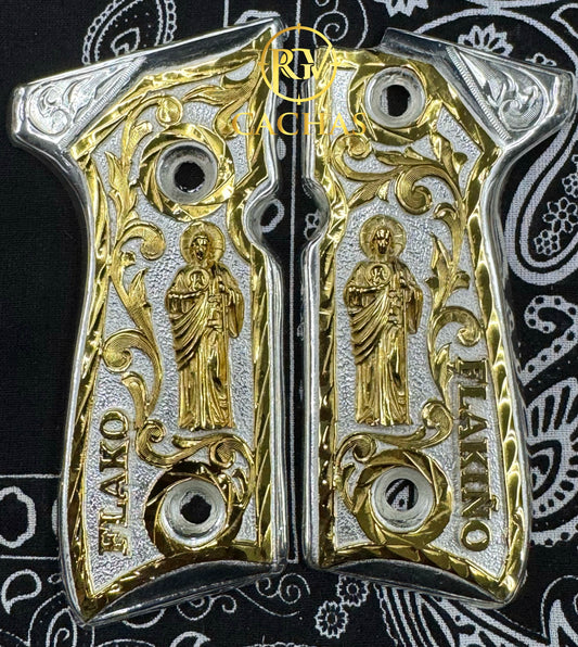 Beretta 92FS/96 Custom Name San Judas Grips