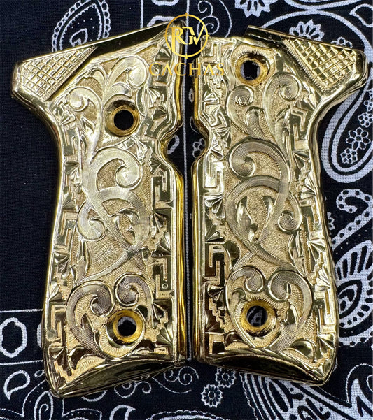 Beretta 92FS/96 Scroll Greek Grips