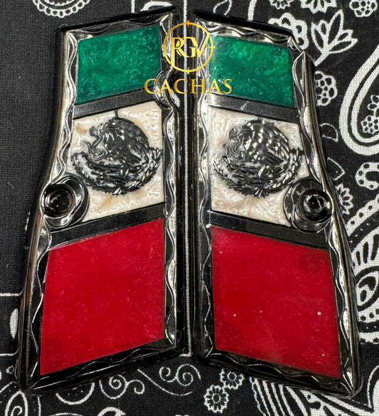Browning Hi Power Mexico Flag Eagle Grips