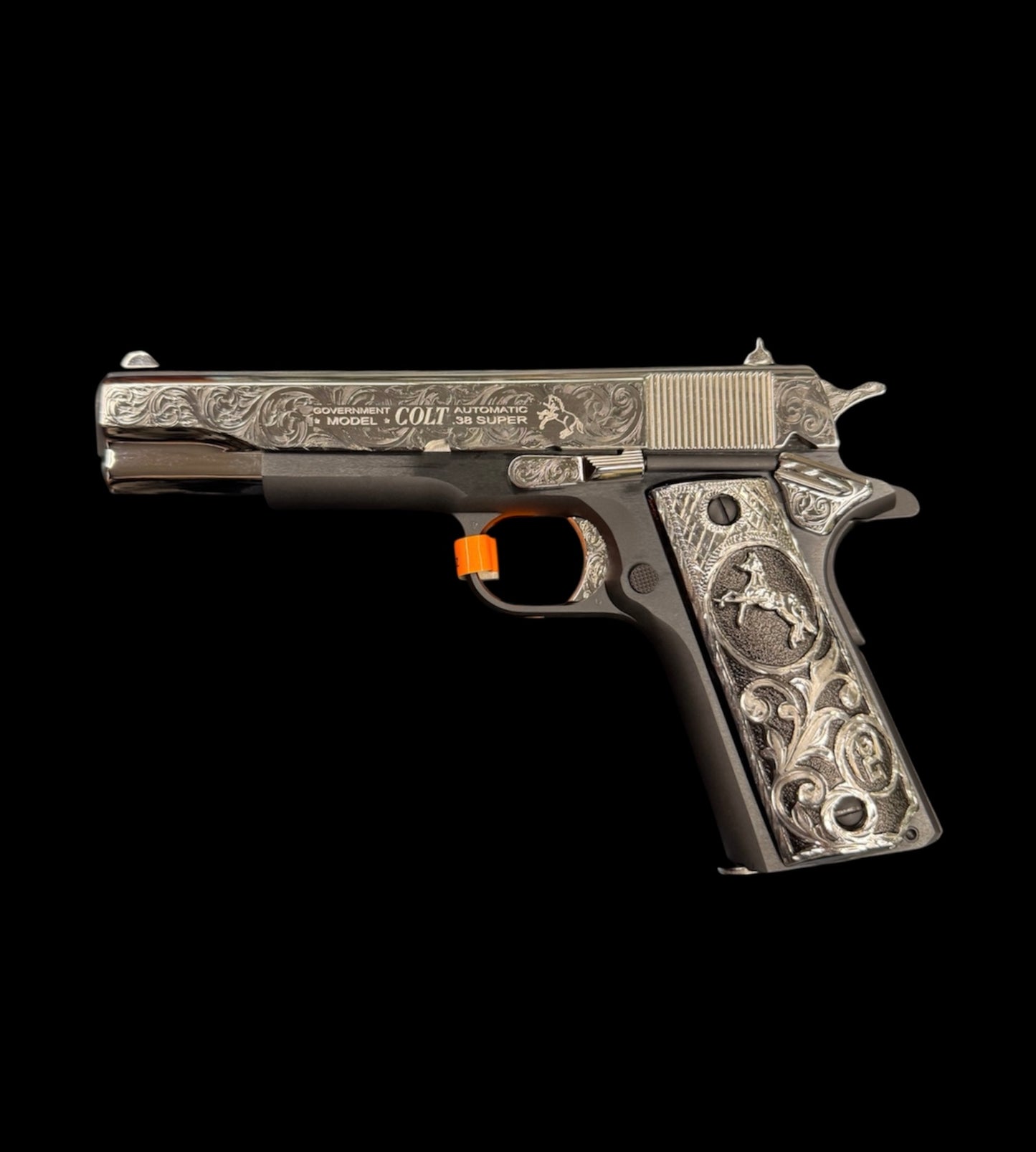 Colt 1911 Government 38 Super Blued Steel