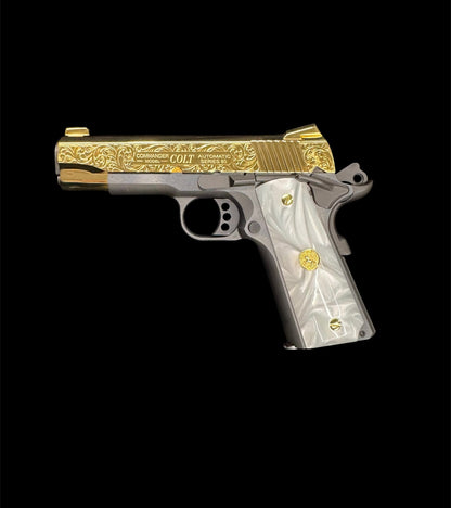 Colt 1911 38 Super Commander Model Scrolls