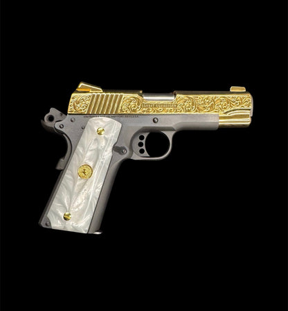 Colt 1911 38 Super Commander Model Scrolls