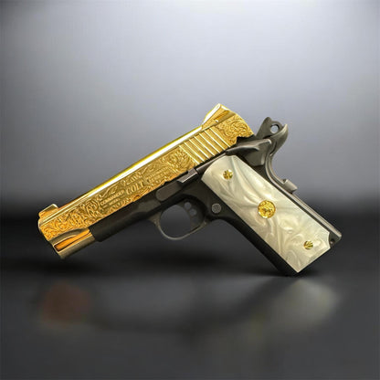 Colt 1911 38 Super Commander Model Scrolls