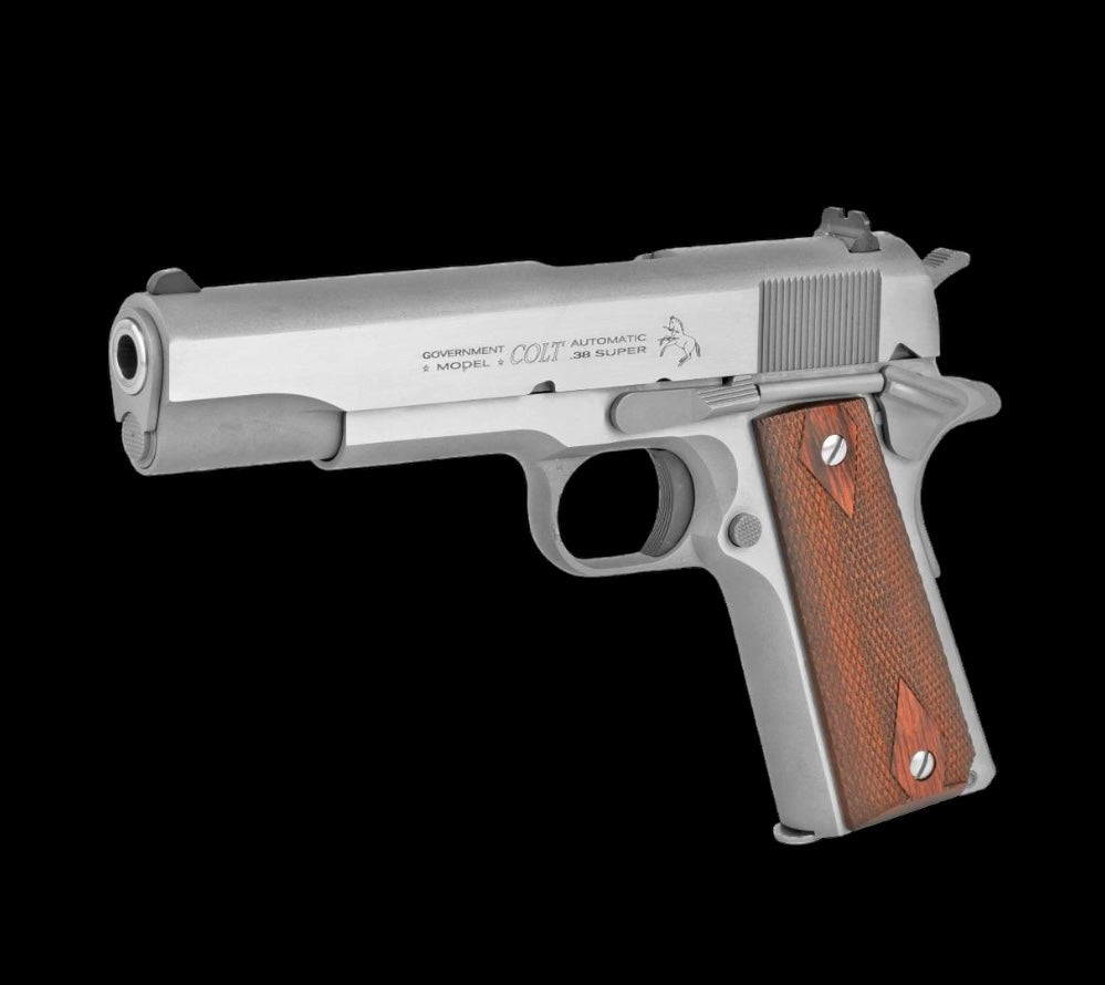 Colt Government 1911 38 Super Stainless Steel