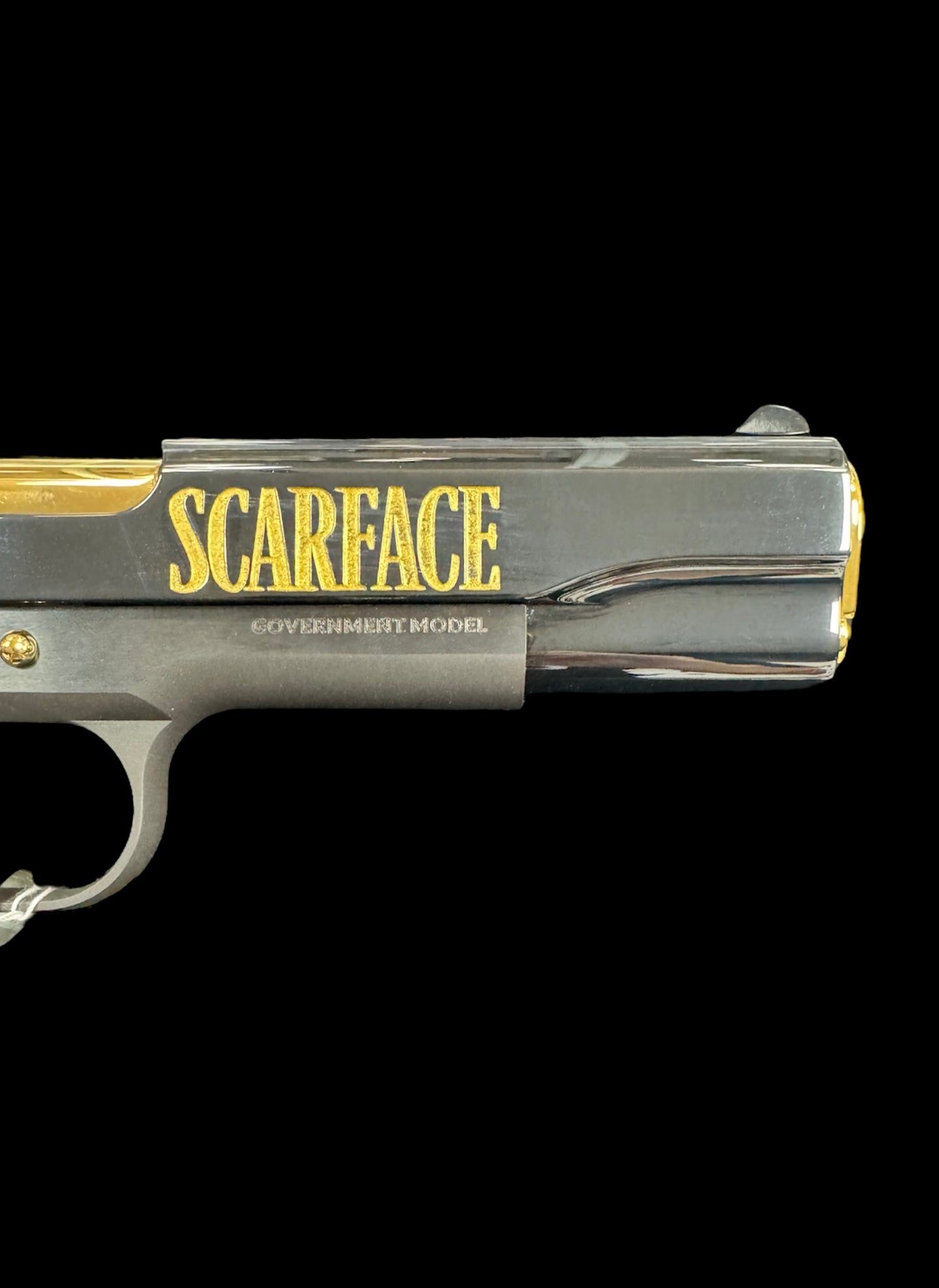 Colt Government 1911 38 Super Blued Scarface